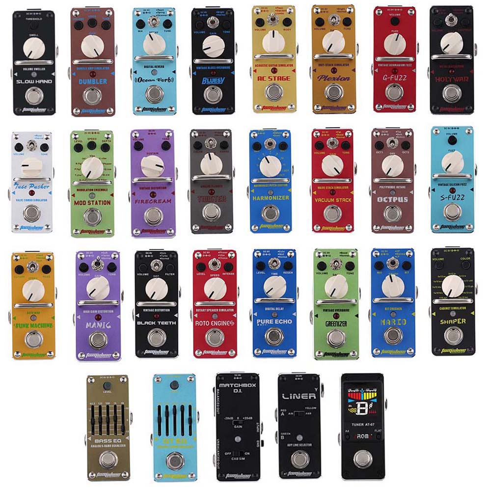 AROMA AAS 3 Симулятор акустической гитары Stage Мини-педаль эффектов для электрогитары с тру байпасом