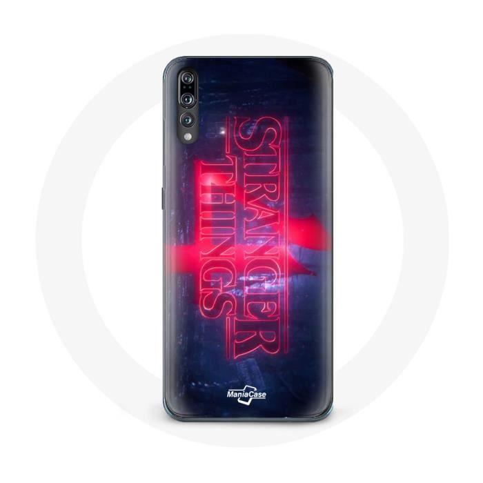 Coque pour Huawei P20 Pro Stranger Things Logo Transparent Saison 4 Bande annonce 2022