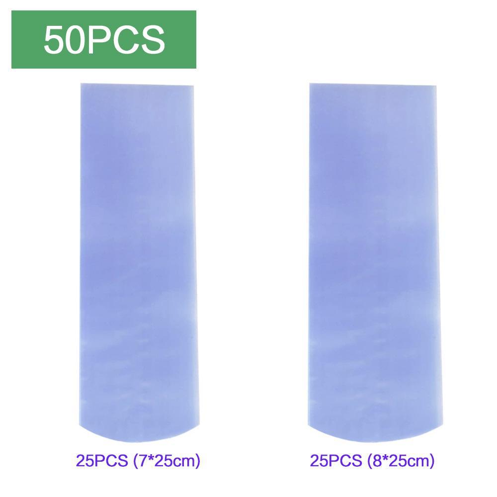 20/50 шт. термоусадочные пакеты разных размеров для пульта дистанционного управления телевизором, прозрачная термоусадочная пленка из ПВХ, универсальная защитная пленка, пылезащитный водонепроницаемый чехол