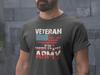 US Army Veteran T-Shirt Patriotic Military Gift for Men Women Vets Graphic Tee