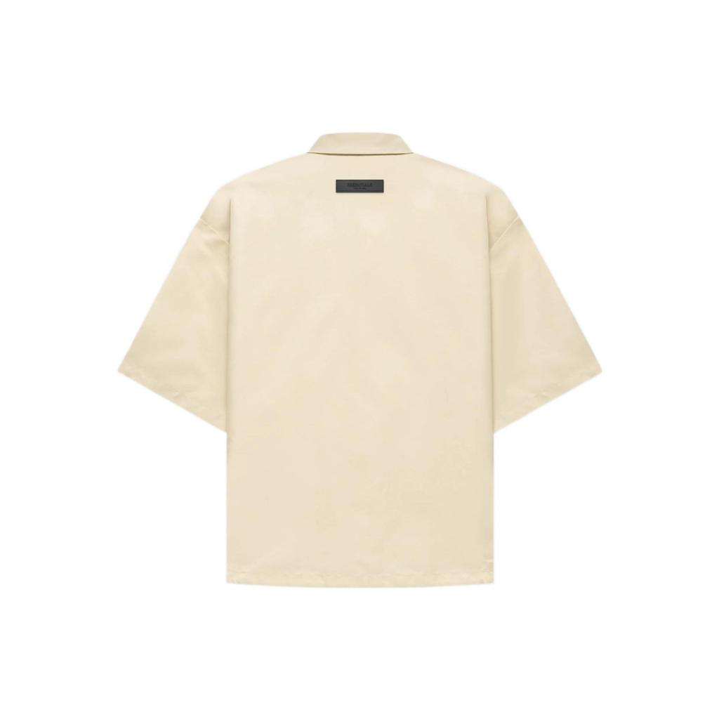 Fear of God Essentials Рубашка с коротким рукавом из нейлона FW22 Унисекс Топы Цвет яичной скорлупы-Белый FOG-FW22-058