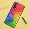 Personalised Watercolour Name Heart Case For Huawei P Smart 2019 Nova 5T 9 10 SE 3i 8i 11i Y60 Y61 Y70 Y90 P20 P40 Lite P30 Pro