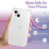 Ударопрочный чехол для iPhone 16 15 14 13 12 11 Pro Max Ультратонкий силиконовый мягкий прозрачный чехол для Apple 13 12 Mini 15 14 Plus Защитная крышка