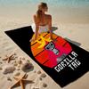 proof beach towel with a Gorilla Tag1 pattern - soft,absorbent,quick-drying,machine washable - perfect for swimming,camping,bathing