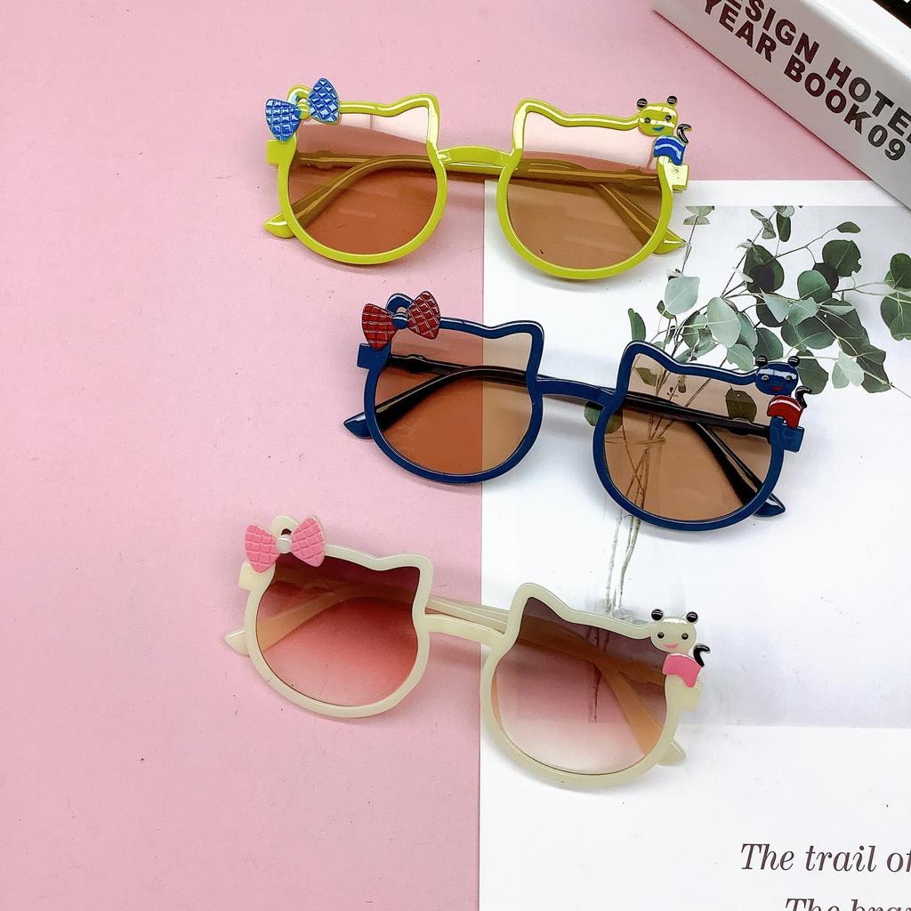 Fashion Children'S Sunglasses Cute Bow Cute Treasure Sunglasses Uv-Proof Children'S Boys And Girls Glasses
