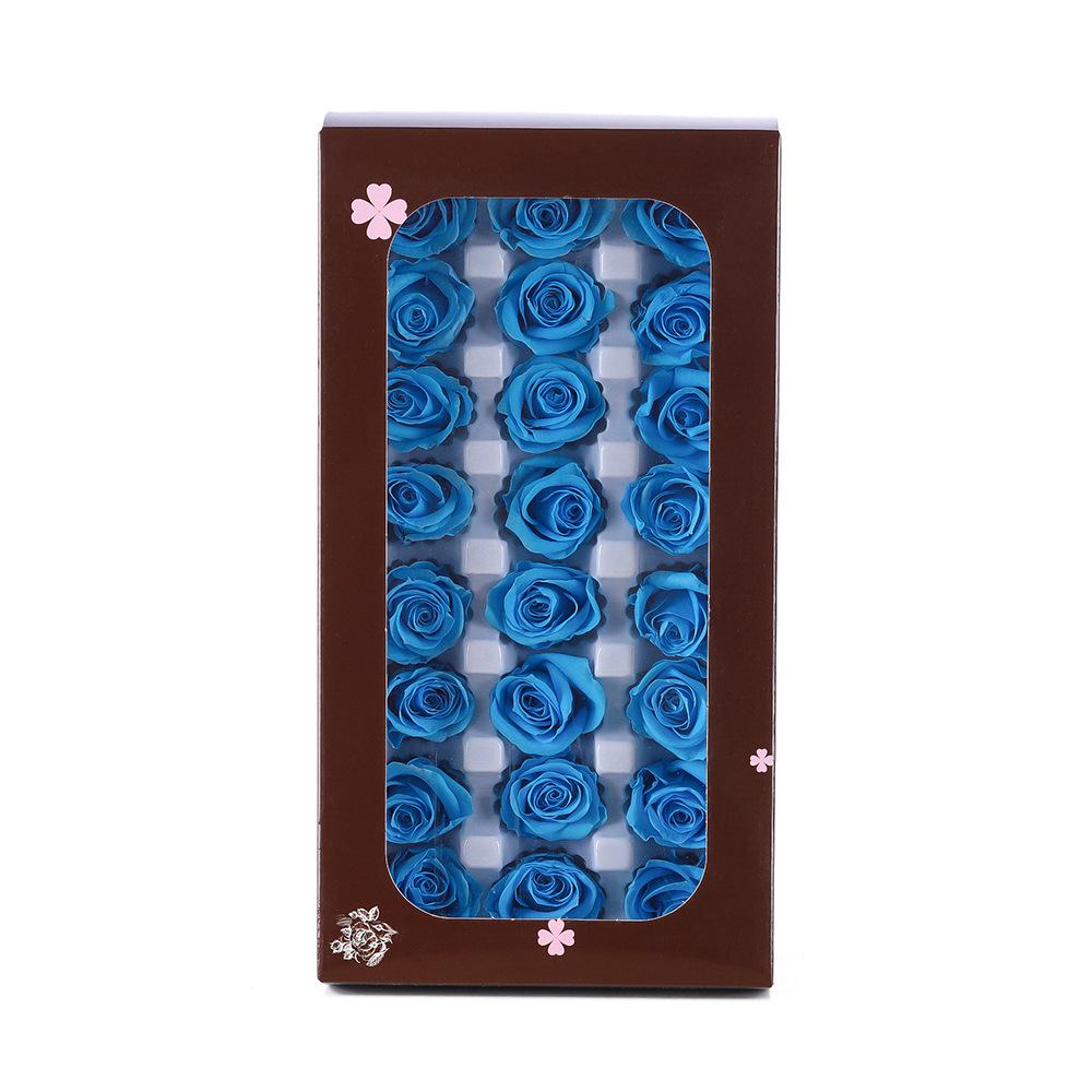 Набор подарочных коробок с вечными цветами 2-6 см, декоративные цветы из роз ручной работы, подарочная коробка для цветов для DIY