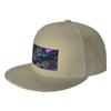 Fashion Carl Up Flat Brim Sun Hat  Simple And Stylish Sun Visor Cap