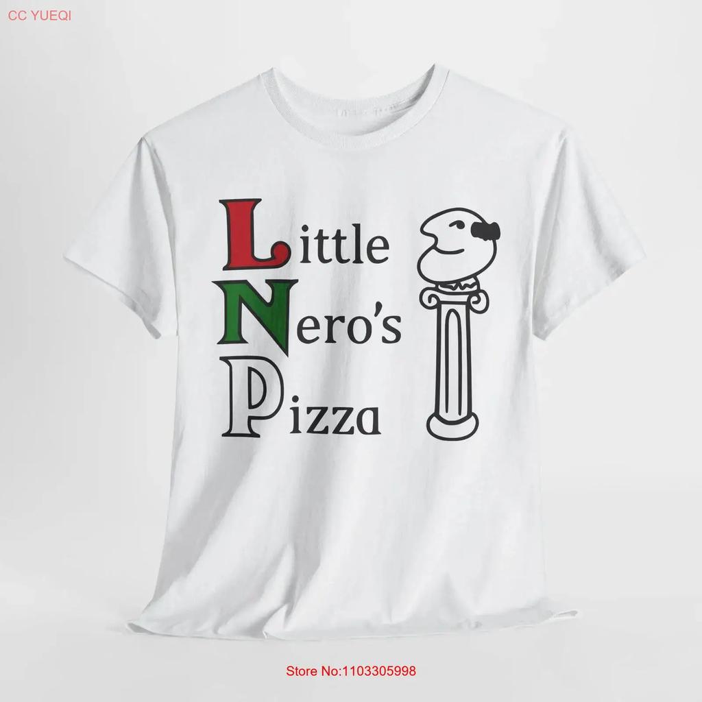 Little Nero S Pizza T Shirt Funny Home Alone Retro 90s Movie Parody Heavyt Vintage Stretched Comfortable Homme Versatile