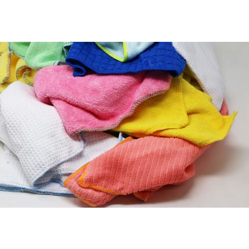 Kakuri Sangyo SUNDRY Microfiber Cloths, 1kg, Absorbent, Quick-Drying, for Machinery, Equipment, Stain Removal, Car Washing, Wiping, Kitchen Cleaning