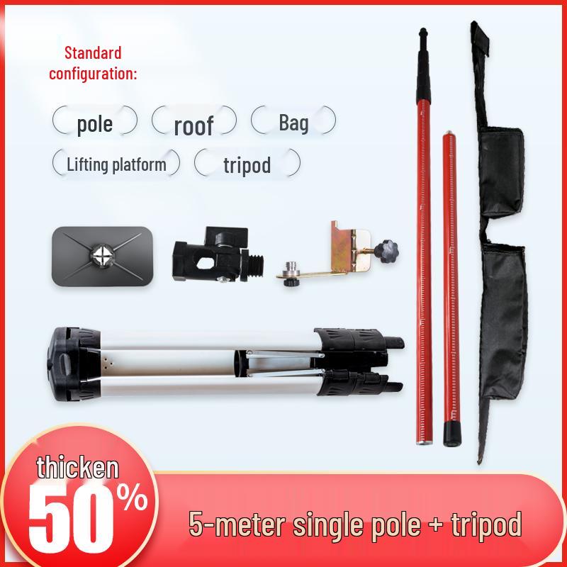 Adjustable Infrared Telescopic Tripod with Water Level Meter E18