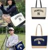 MLB Yankees Women's Large Capacity Fashion Tote Bag 2025 - Versatile Korean Style Shoulder Handbag