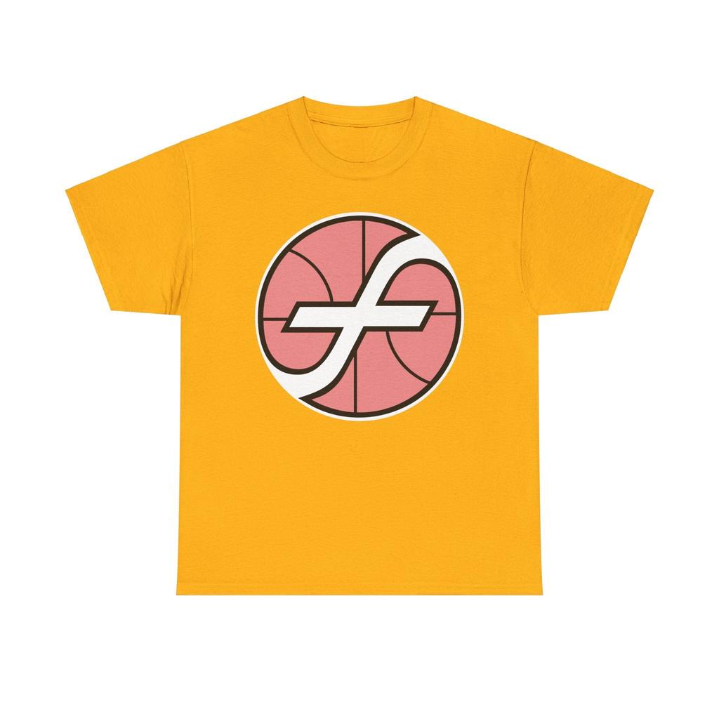Unisex shirt Cotton Oversize Large Size Fresno Flames California World Basketball League 1988 T-shirt