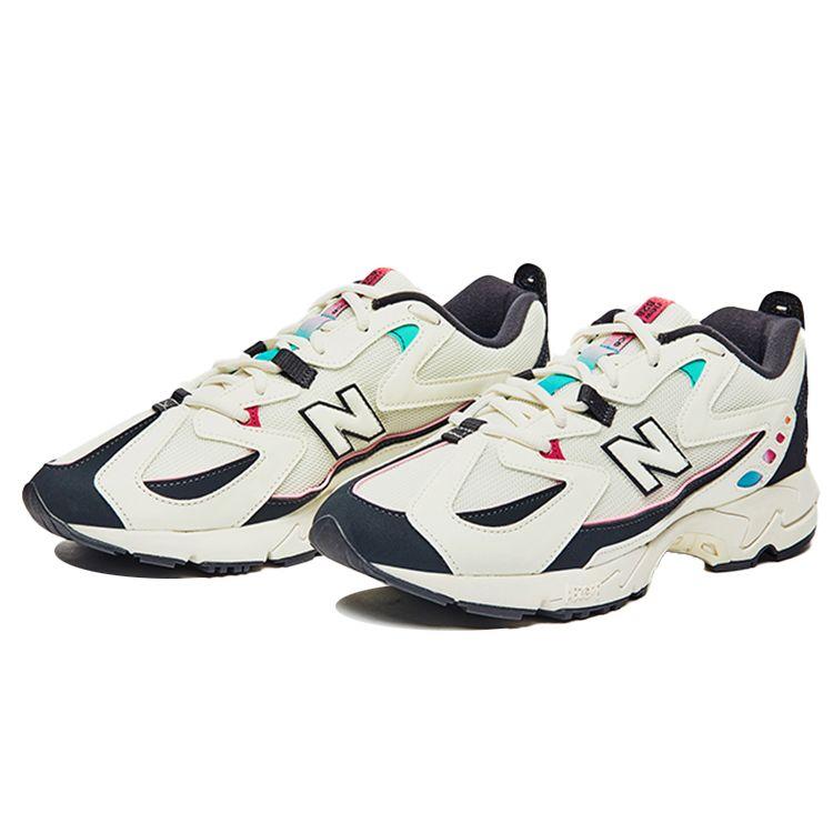 New Balance NB 828 Ткань Синтетическая кожа Ретро Универсальные Низкие Повседневные Кроссовки Унисекс Белый Черный ML828NC