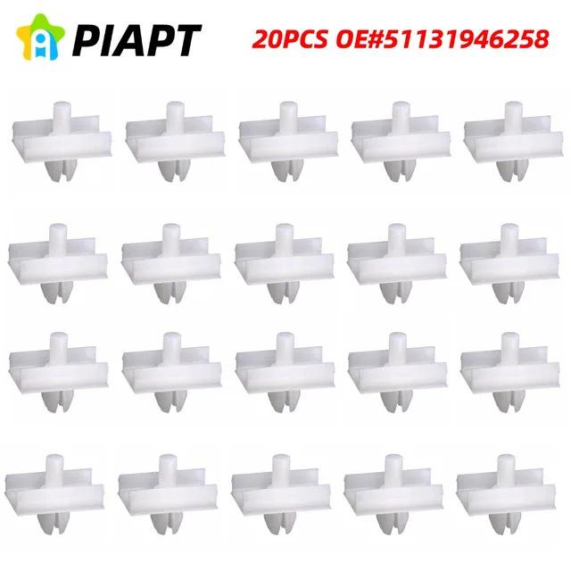 Зажимы для обшивки двери BMW E34, набор 20 шт. (Деталь 51131946258, 51711932996)