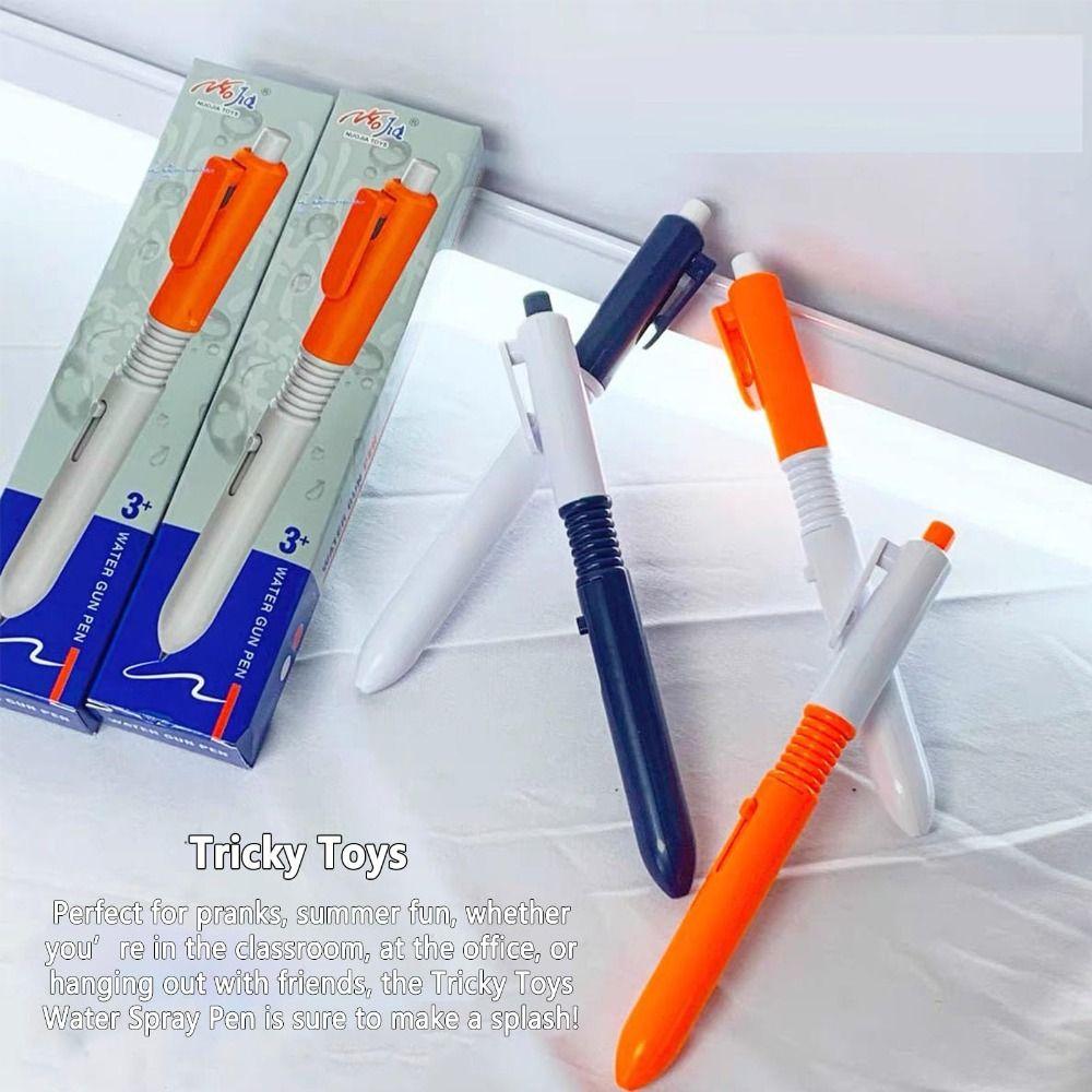 Школьные принадлежности Веселая ручка для воды Мультяшная ручка, которая распыляет воду Новая шутка Выдвижные ручки