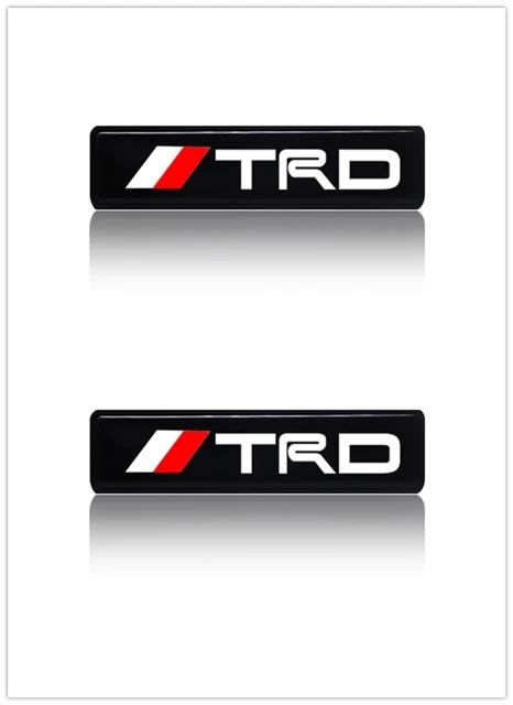 New Car Front Hood Grille Emblem LED Light Grill Decorative Lights For Toyotas TRD Autocollant Pegatina Yaris Levin Reiz Crown