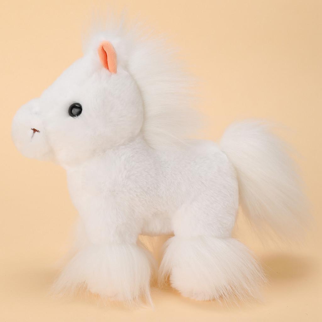 Small Plush Pony Toy With Pp Cotton Filling For Animal Collectors And Gift Giving