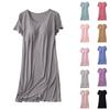 Women's Summer Dress Loose Beach Vacation Casual Deep V Neck Vest Dress Elegant Shirt Dress
