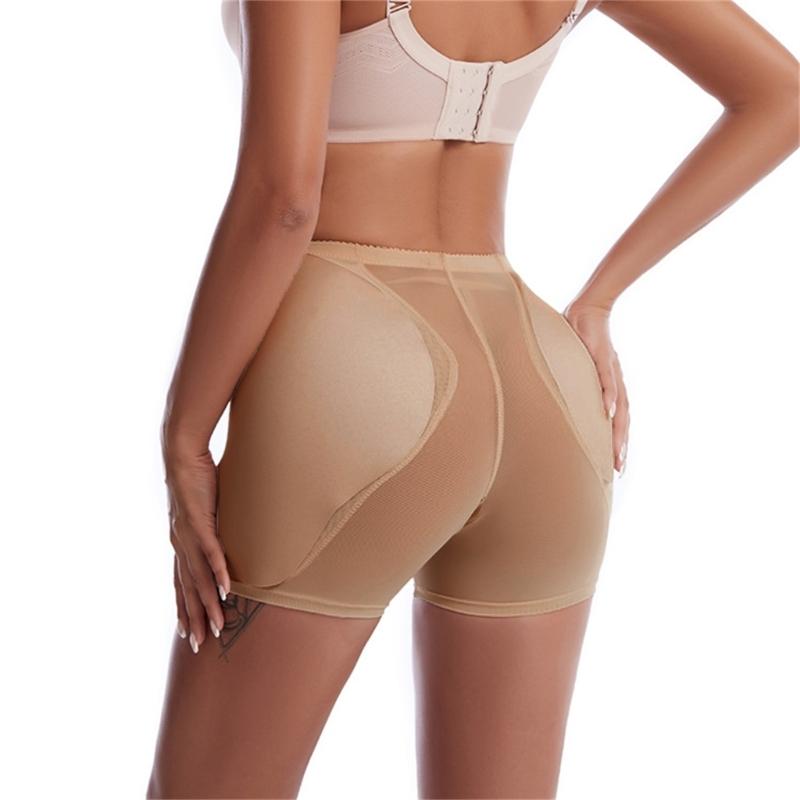 Padded Hip Enhancer for Women Shapewear Butt Lifter Underwear Push Up Panties High Waist Tummy Control Mesh Body Shaper