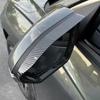 For Hyundai Tucson    Car Rearview Side Mirror Rain Eyebrow Shield Cover Frame Sticker Protector Exterior Carbon