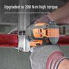 Бесщеточный аккумуляторный ударный гайковерт Dongcheng 20V, штекер CN (адаптер в комплекте)