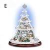 Christmas Tree Music Box Snowman Window Glass Decoration Waterproof PVC Sticker Christmas Winter New Year Decoration