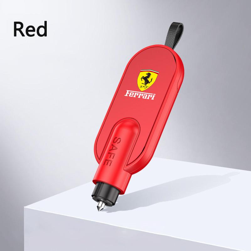Mini Portable Safety Hammer Car Window Breaker Accessories For Ferrari 308 GT4 328 GTB GTS F355 360 Modena F8 F430 458ltalia 488 HS3