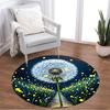 1pc home carpet dandelion design non slip office decor gift living room bedroom