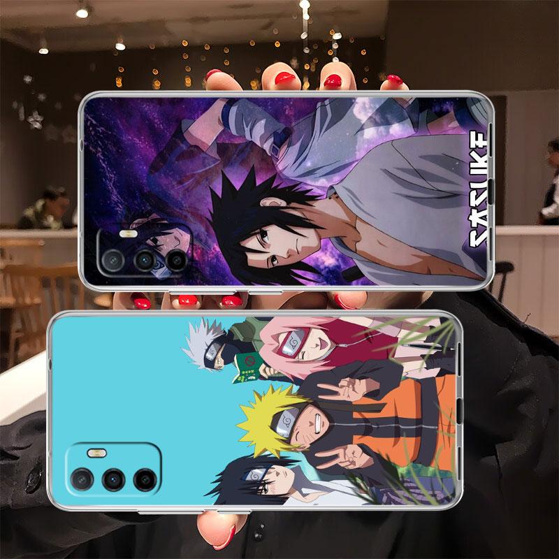 TR4 Anime Naruto Transparent Phone Case for Motorola Moto Edge 20 30 40 50 S30 Fusion Ultra Pro Neo Lite + G200 G23