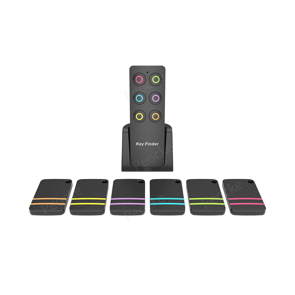 Wireless Key Finder Pet Wallet Phone Tracker Remote Control RF Key Locator with 1 Transmitter 6 Receivers Anti Lost Key Finder