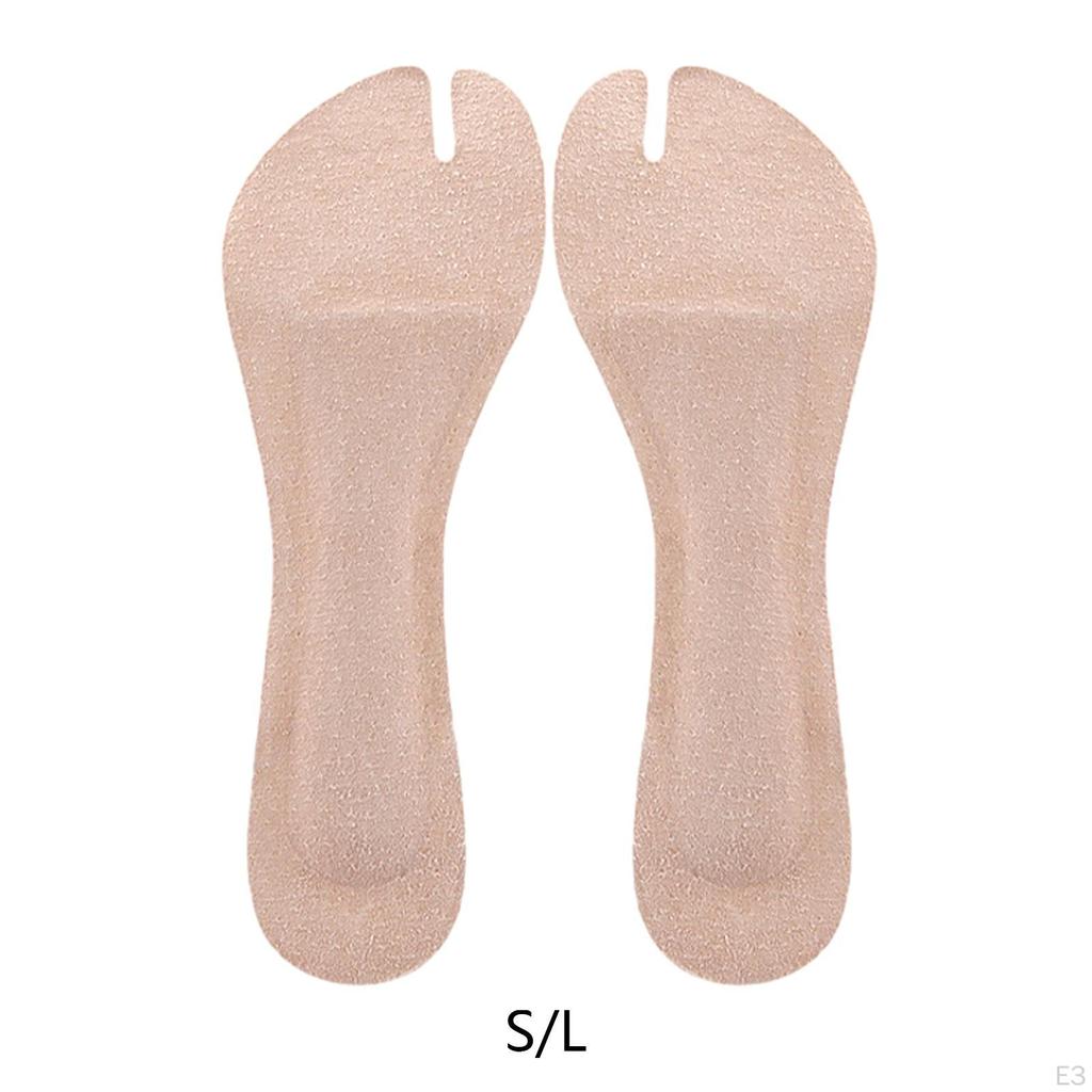 Вставки для подушечек стопы, стелька с разделенным носком, подушечки для сандалий, стельки для шлепанцев для женщин