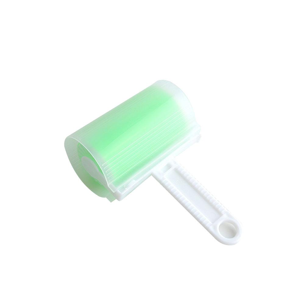 Средний моющийся липкий ролик для чистки одежды, ковра, шерсти животных, пыли, ворса