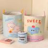 Space Saving Dirty Clothes Storage Basket Non-woven Fabric Dirty Clothes Organizer  Kids Toy