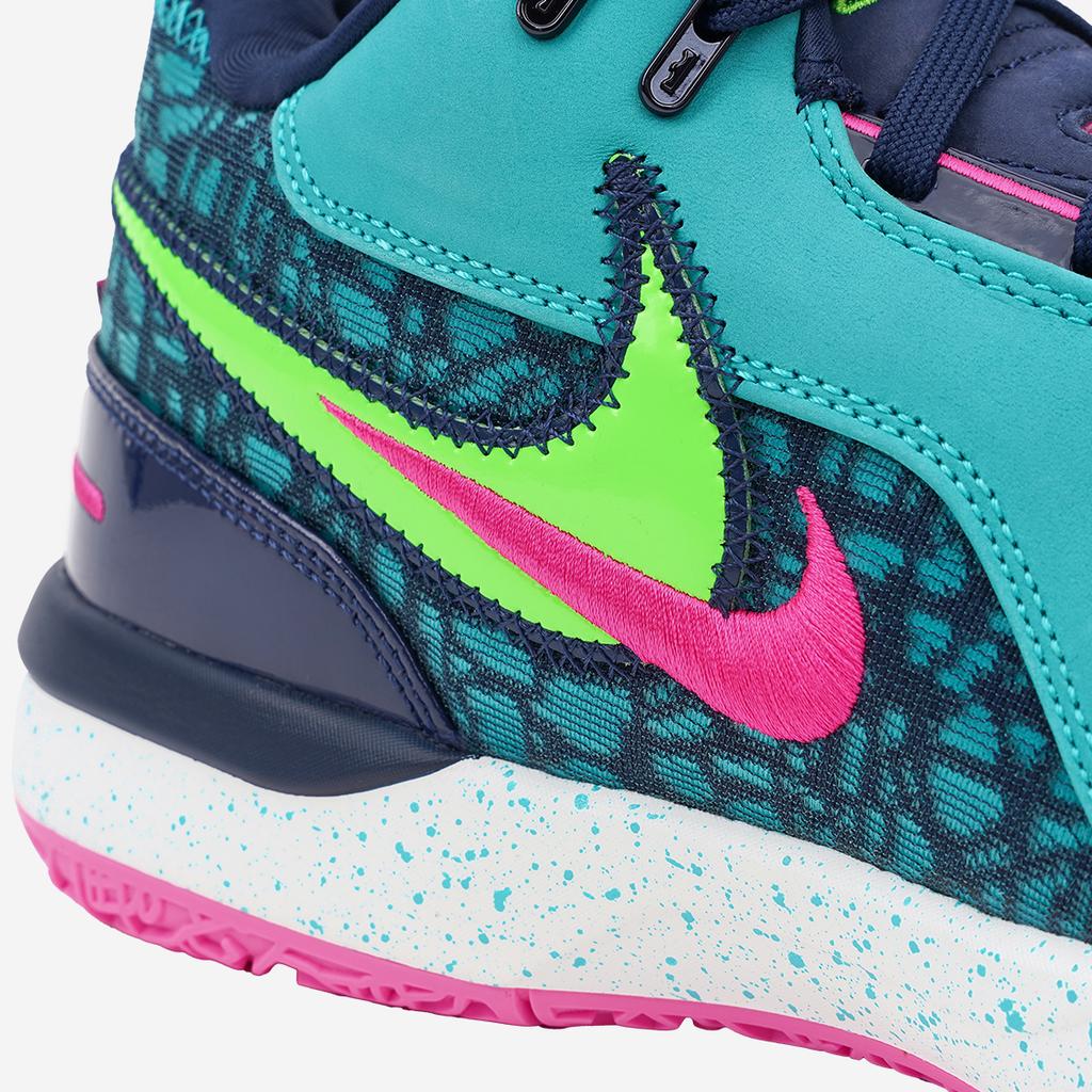 Nike Zoom LeBron NXXT Gen AMPD EP South Beach Мужские кроссовки Teal Dusty-Cactus Green-Strike FJ1567-300