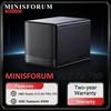 MINISFORUM NAS N5 PRO Мини-ПК AMD Ryzen AI 9 HX PRO 370 Поддержка DDR5 ECC Емкость 144 ТБ ИИ-мини-ПК MinisCloud OS Офисный/Домашний ПК