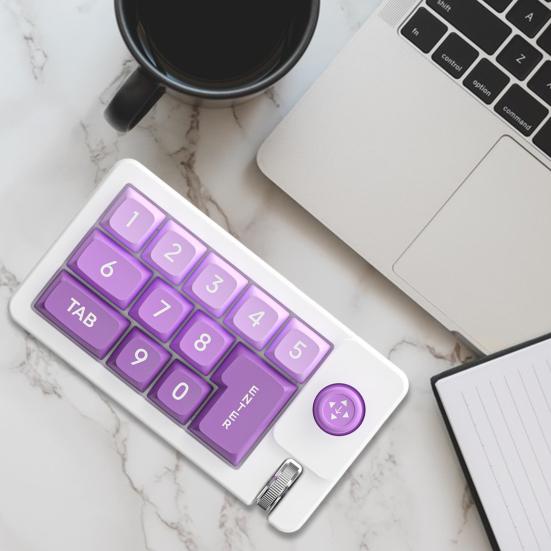 Механическая клавиатура для одной руки, игровая клавиатура с 12 клавишами и RGB-подсветкой, программируемая, с возможностью горячей замены, малая клавиатура