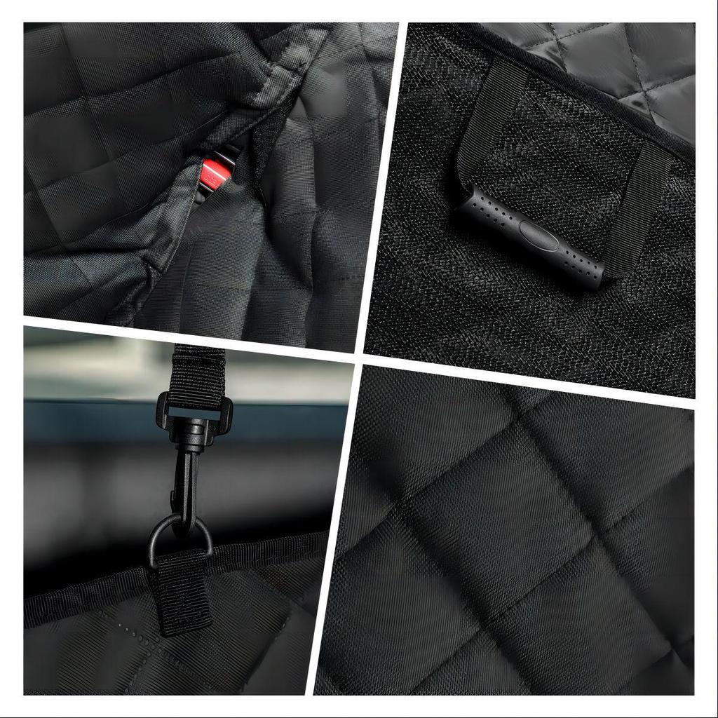 Waterproof Car Rear Seat Pet Mat with Ventilation Mesh