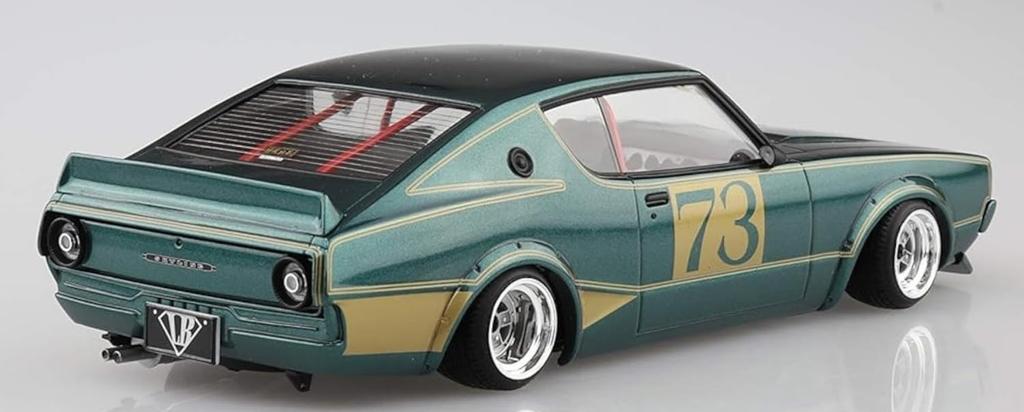 Aoshima Bunka Kyozaisha Liberty Walk Series LB Works Kenmeri 2Dr Первая пластиковая модель 1/24 № 2 Ver.