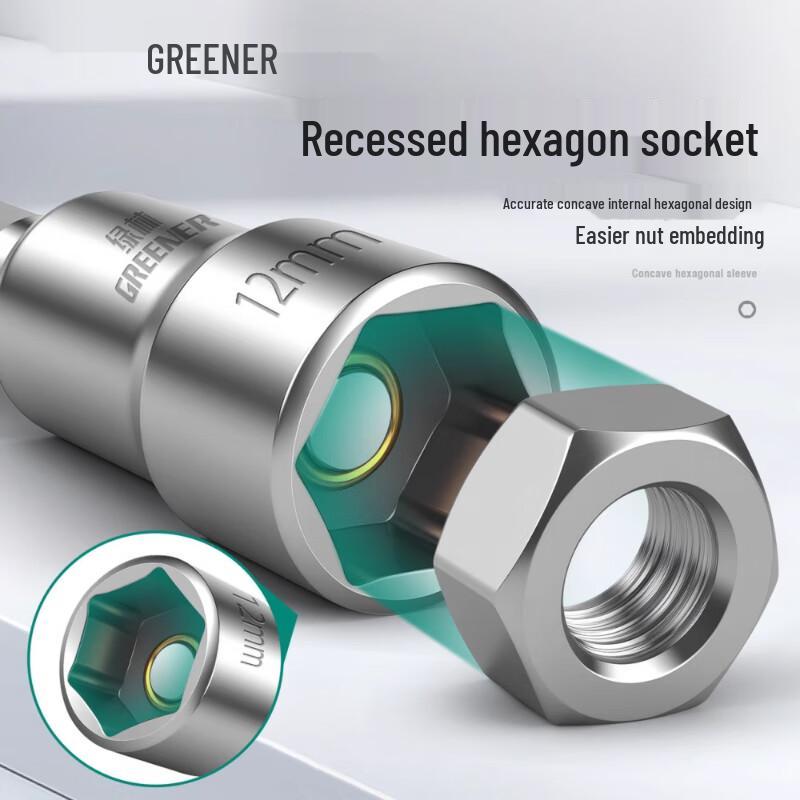 Extended Magnetic Hex Socket Set