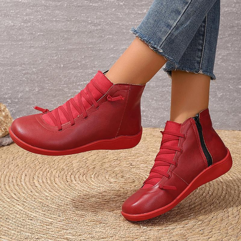 Женские ботильоны на плоской подошве, дизайнерские повседневные кроссовки для бега, зимние кроссовки на шнуровке 2024 года, новый тренд бренда, удобные женские кроссовки для ходьбы