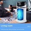 Yousheng Portable Quiet Oscillating Floor Standing Bladeless Fan with 6 Wind Speeds Timer Cooling Fan Table Air Conditioner