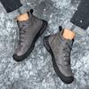 Модные мужские повседневные ботинки, обувь для мотокросса, удобные зимние мужские ботинки из натуральной кожи, модная мужская обувь класса люкс, походные ботинки