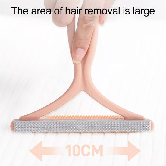 Щетка для уборки шерсти домашних животных Эргономичная ручка Нескользящая щетка для чистки дивана, ковра, сиденья автомобиля Инструмент для ухода за шерстью собак и кошек