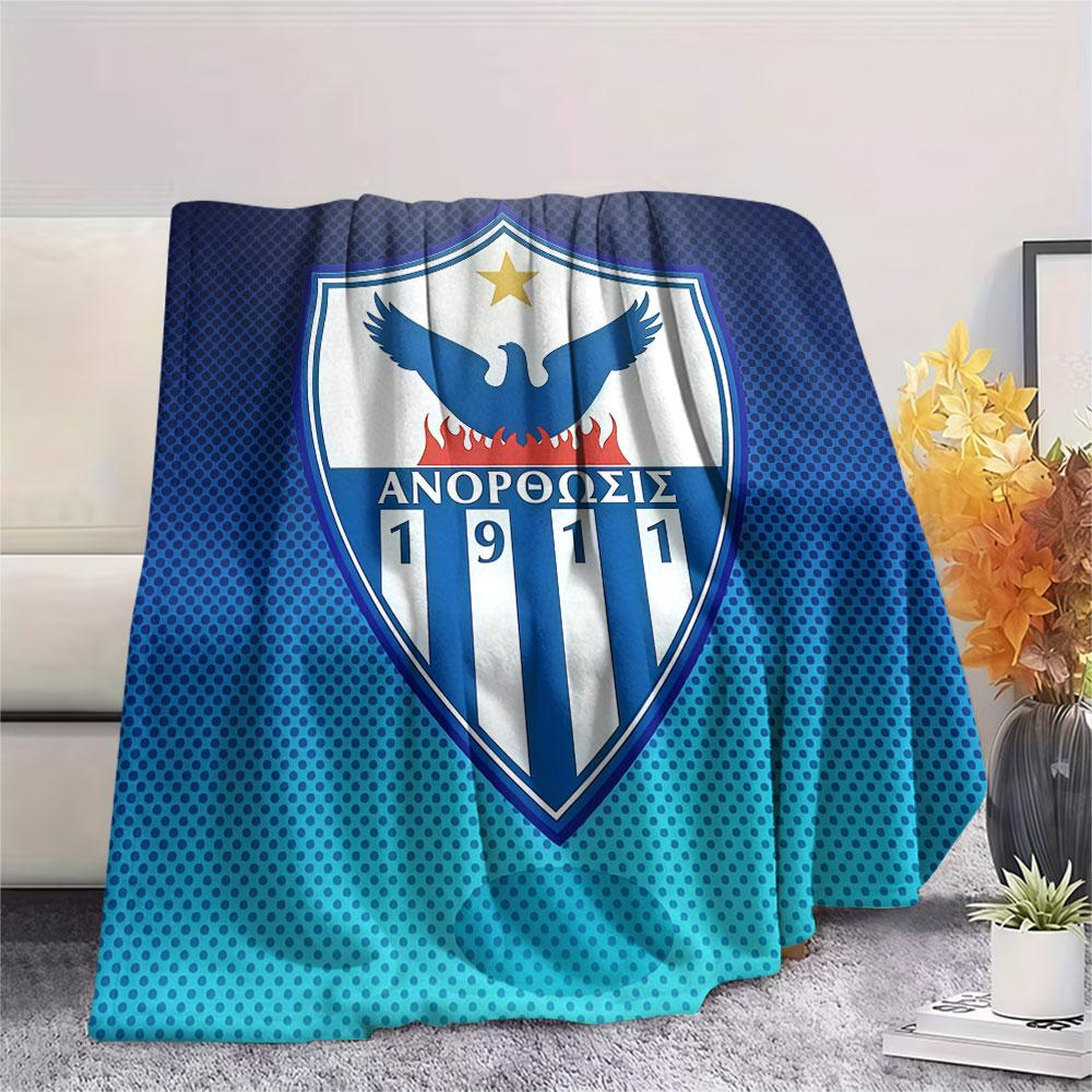 Anorthosis Famagusta FC FlAannel Blanket, High quality Comfortable for All Seasons, Home Decor, Warmth and Comfort