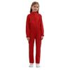 Girls Practical Wear Stand Collar Jumpsuit for Daily Activities