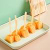 80PCS Dessert Cocktail Set Cake Fork Disposable Fruit Stick DIY Wooden Fruit Fork Party