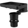 Car Cup Holder Tray Practical Car Drink Cup Holder with 360° Rotating Tray Multifunctional Car Seat Drink Holder Snack Tray