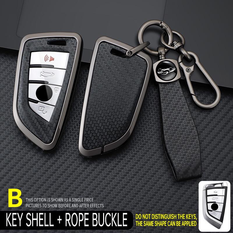 Чехол для ключей BMW для 5, 3, X3, X5, X1, i3, 1, 7 серии и X2 - Включает лезвие и пряжку (530, 525 Применимо)
