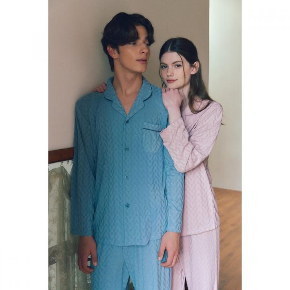 VenuS Women S Knit Jacquard V Logo pajamaS Black Vpa4564w