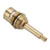 Brass Ceramic Stem Disc Cartridges 20 Teeth Drip Resistant Faucet Valves Replacement Thread G3/4"